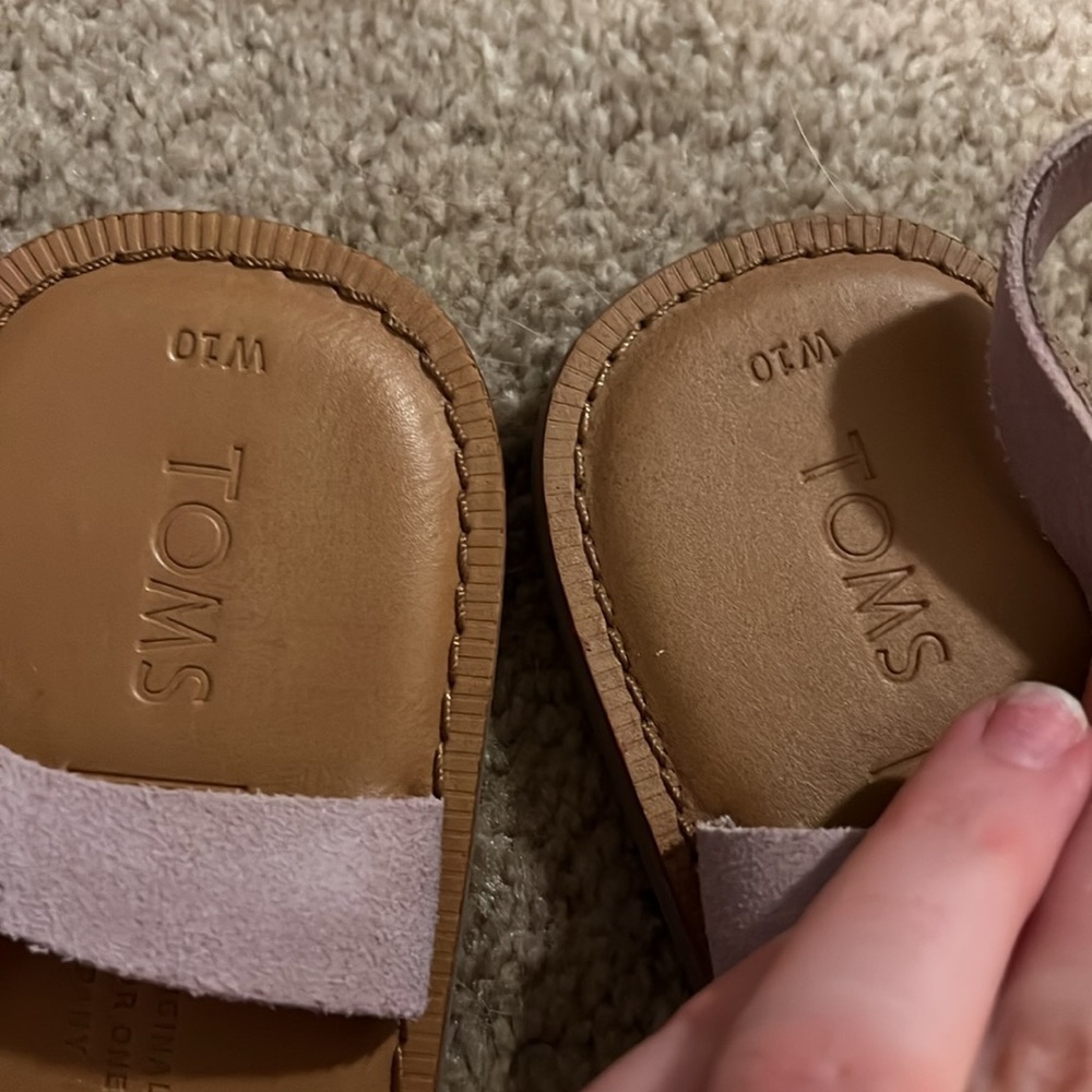 Toms Light Purple Sandals - Picture 4 of 5